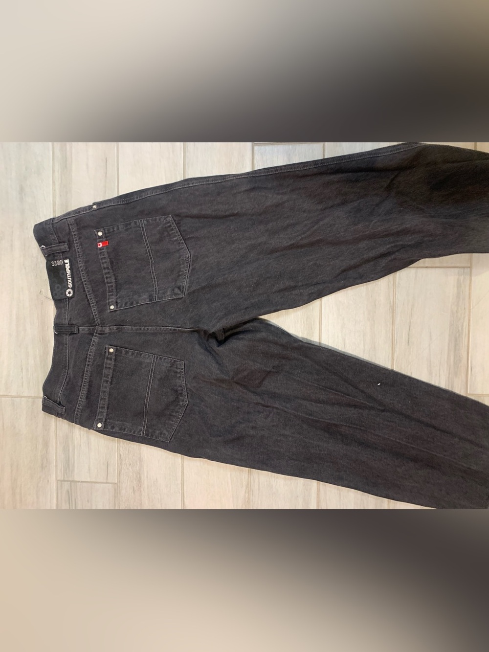 South Pole Men's Black Relaxed Fit Jeans